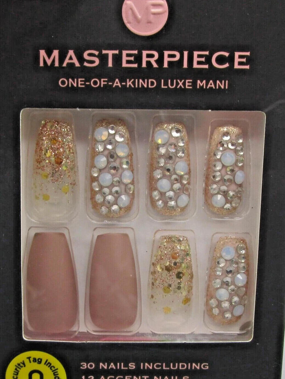 ** KISS~Masterpiece One-Of-A-Kind Luxe Mani Press-On Nails (slight box damage)